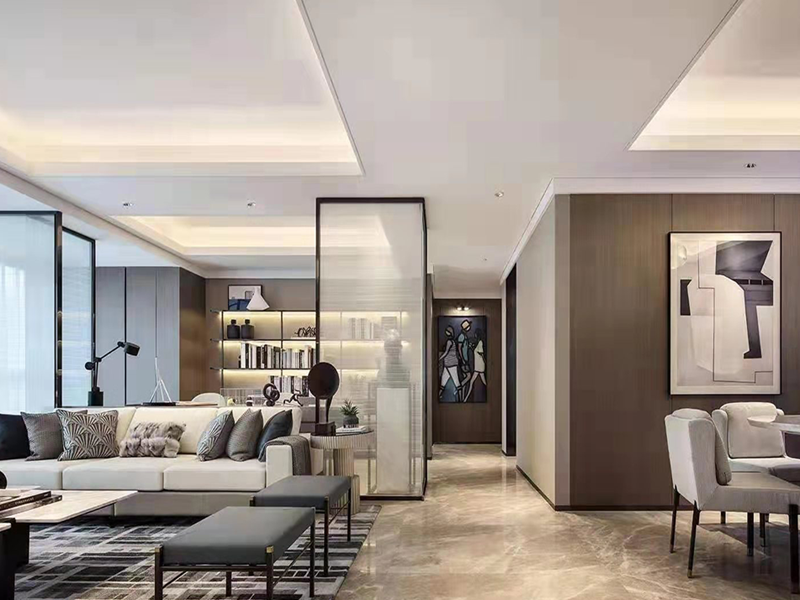 簡約的室內(nèi)現(xiàn)代瓷磚風(fēng)格裝修，挑選瓷磚要注重哪個(gè)方面